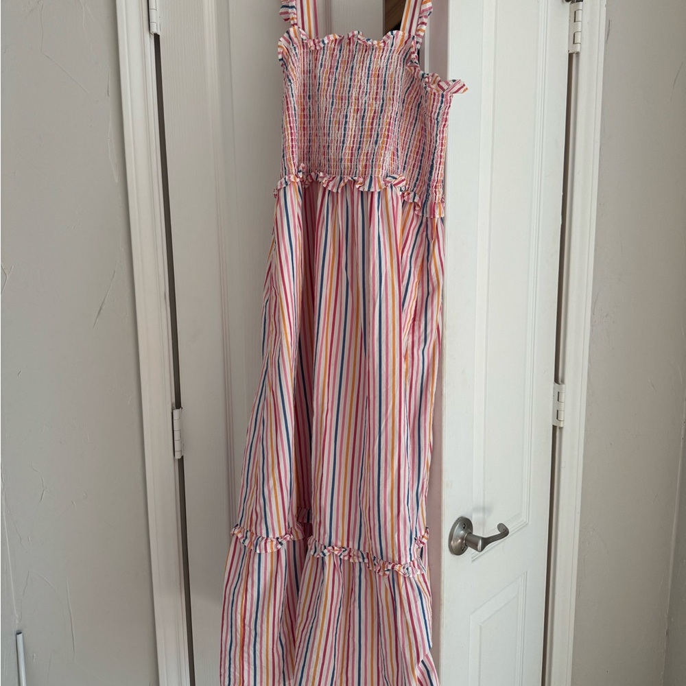 Draper James smocked dress